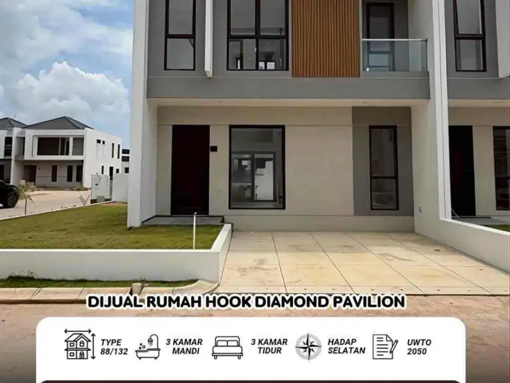 DiJual Rumah Hook Diamond Pavilion Batam Center