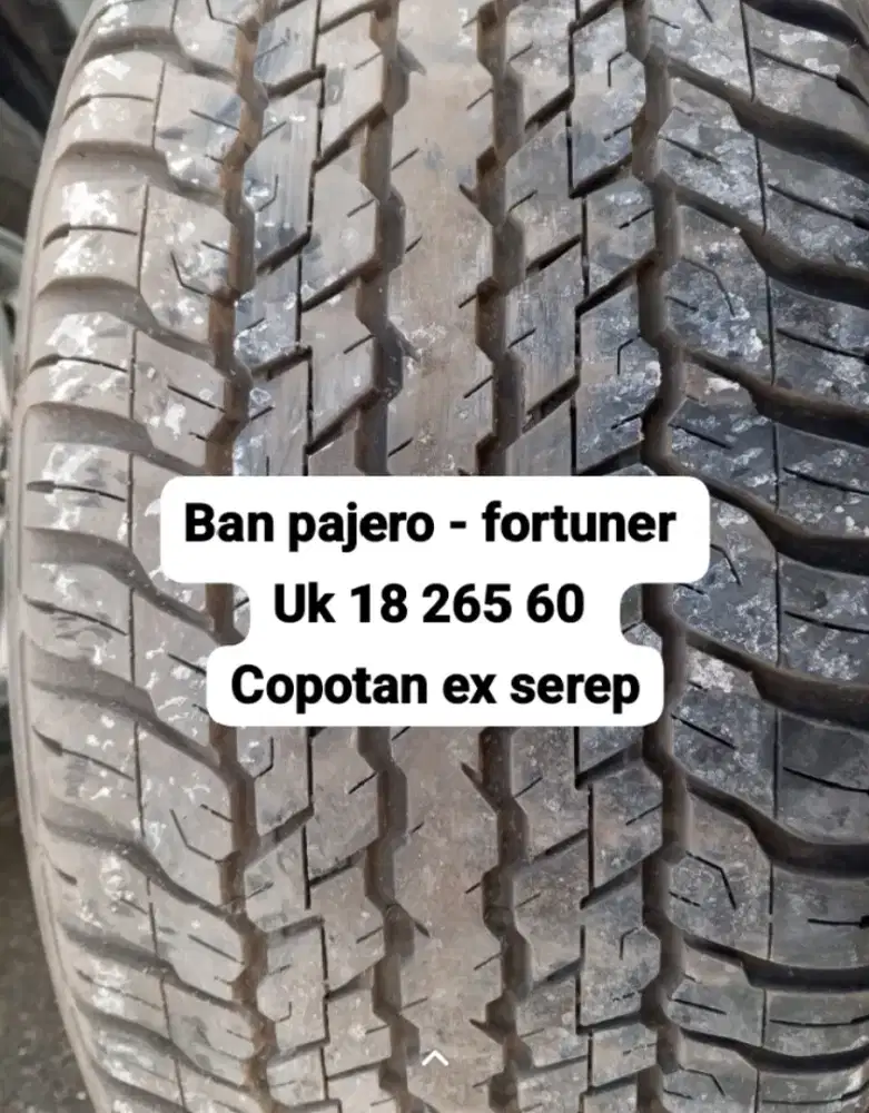 Ban pajero - fortuner 18 265 60