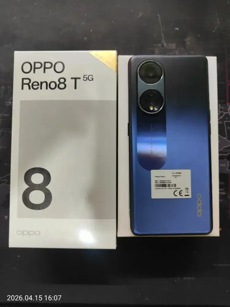 Oppo Reno 8t 5g ram 8/256 fullset no minus