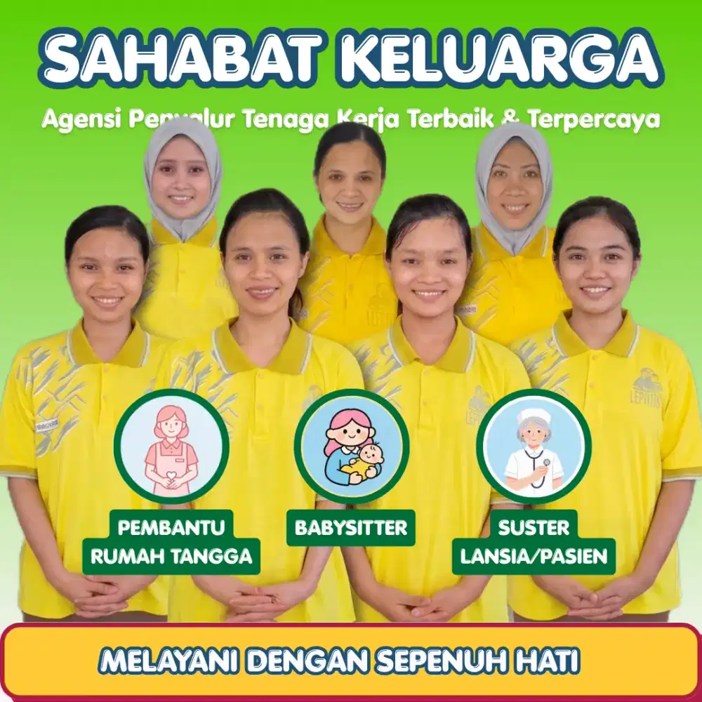 Sedia pembantu, babysitter, suster lansia