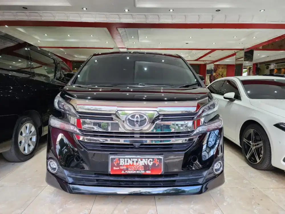 TOYOTA VELLFIRE 2.5 G 2017 BLACK  / MODEL THN 2018 [BINTANG MOTOR]
