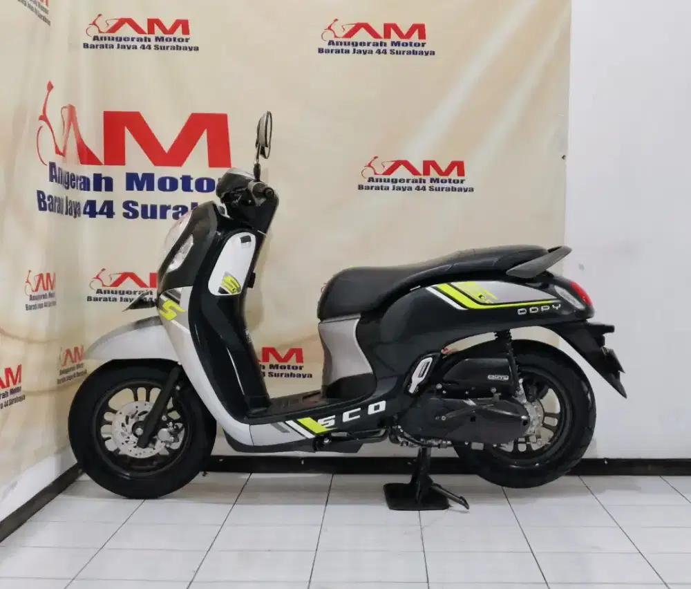 Am Barata #Honda Scoopy Sporty tahun 2023 Silver Hitam