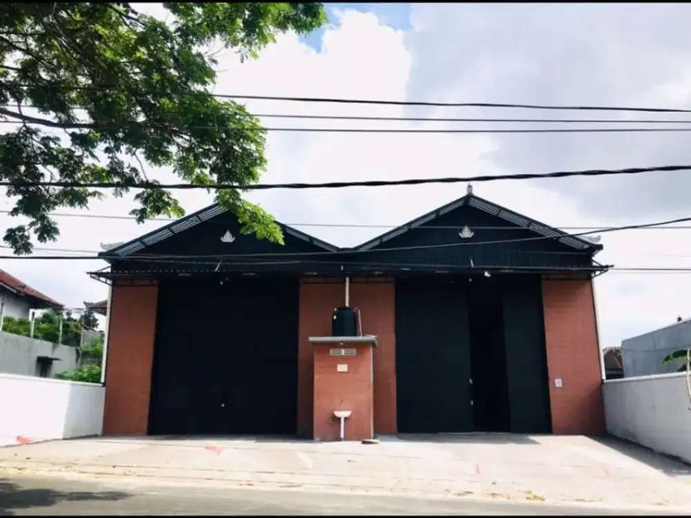 Disewakan bangunan gudang di Gatsu Barat lengkap dengan PBG dan SLF