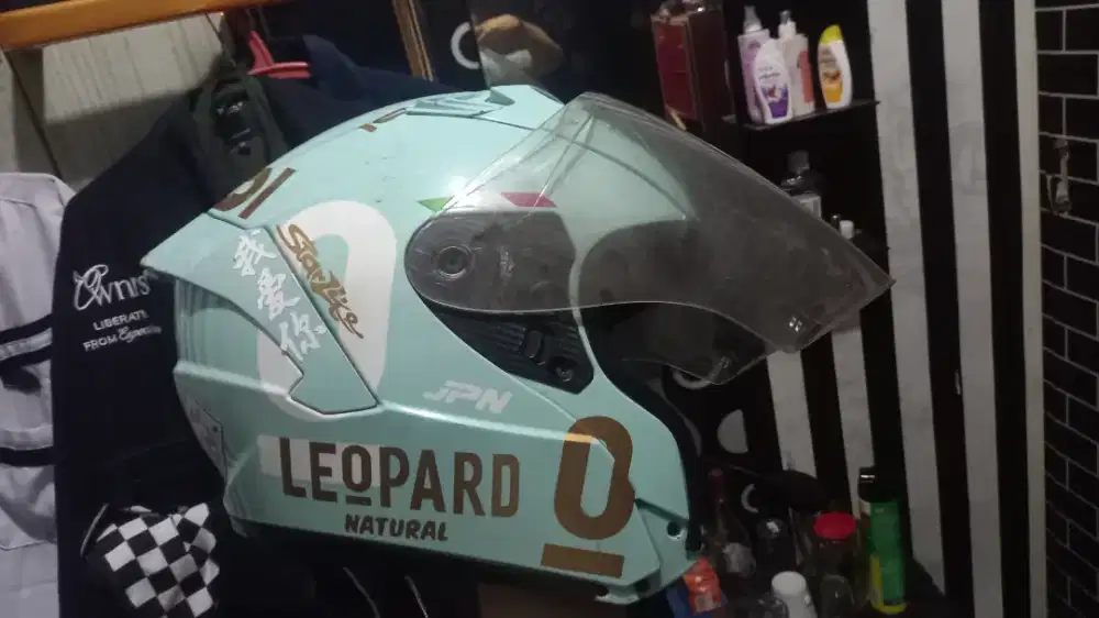 helm jpn kyo 7 leopard murah