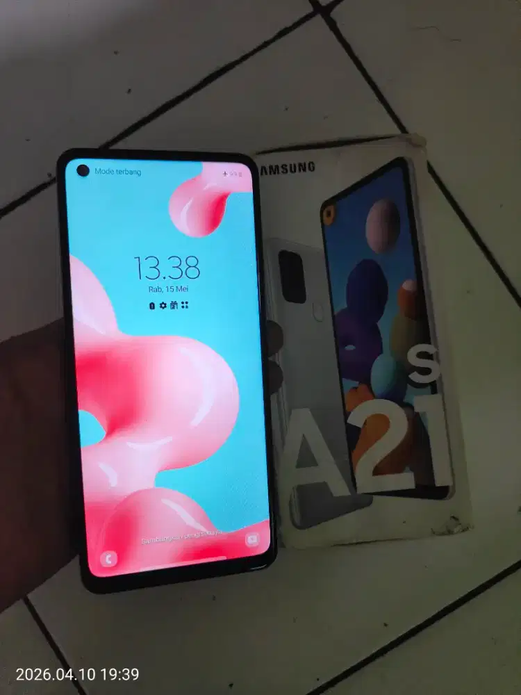 Samsung a21s ram 6/128 fullset no minus