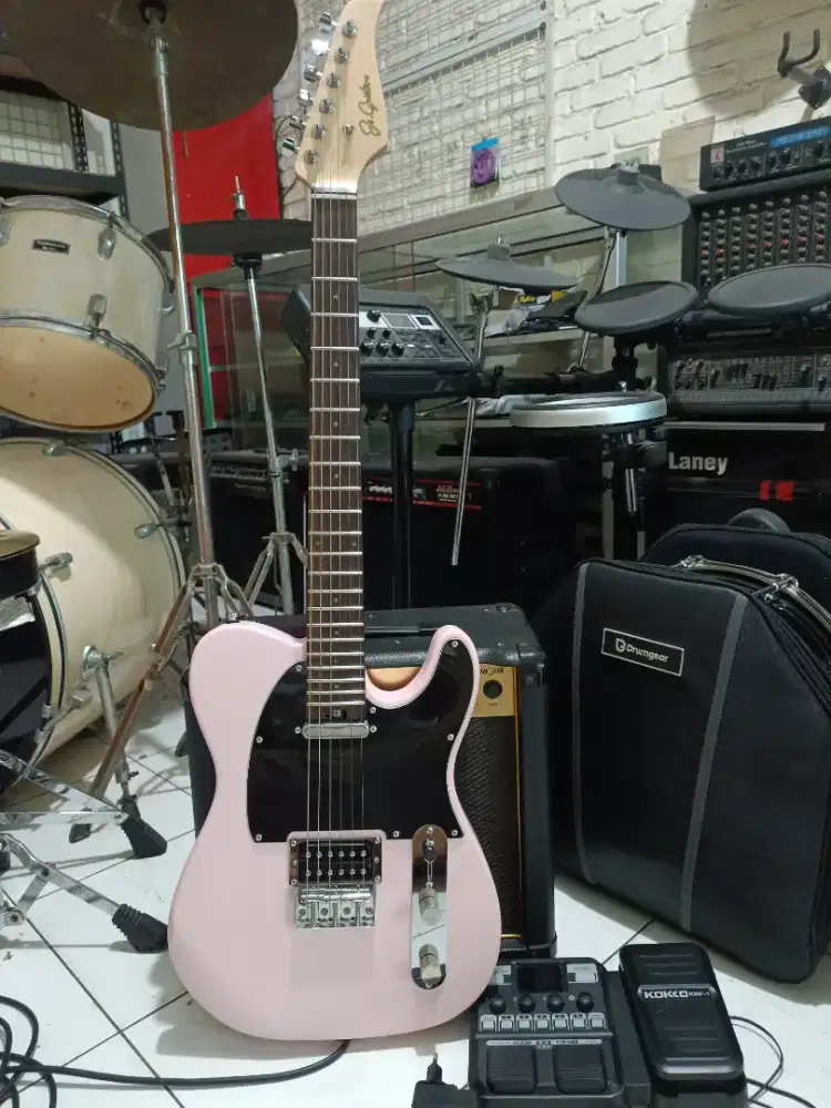 Gitar Elektrik JS Gitar Tele Nova Upgrade Pickup Suhr SSV Squier Tele