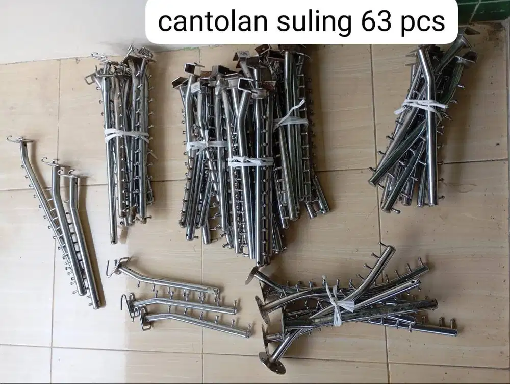 HANGER SULING RANTAI TUSUK CANTOLAN BEKAS DISPLAY TOKO