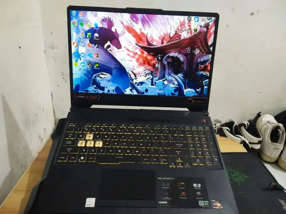 Preloved
Laptop ASUS TUF A15 FA 506IC NVIDIA RTX ( RAM 16G/SSD 512GB)