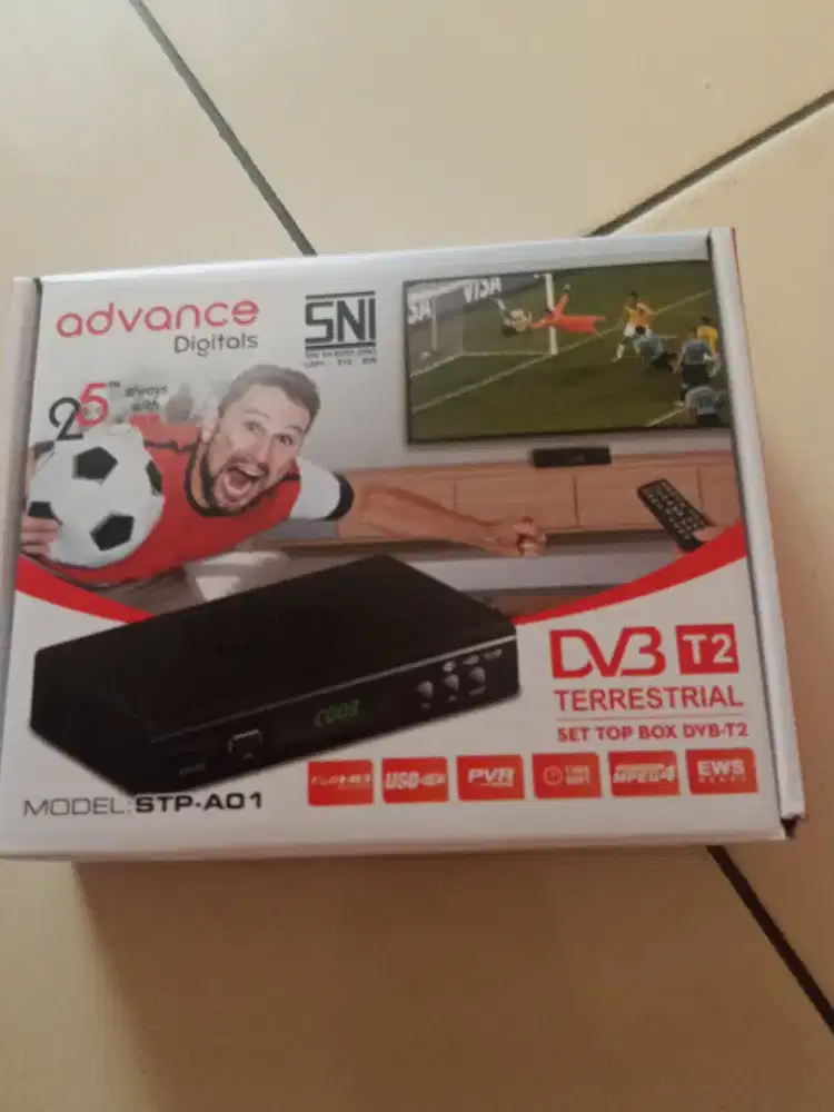 SET TOP BOX TV DIGITAL ADVANCE DVB T2 LIKE NEW