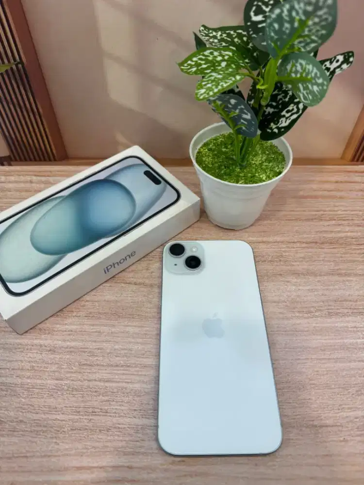 iPhone 15 Plus 128GB Blue ex inter cukai bh 91% lengkap