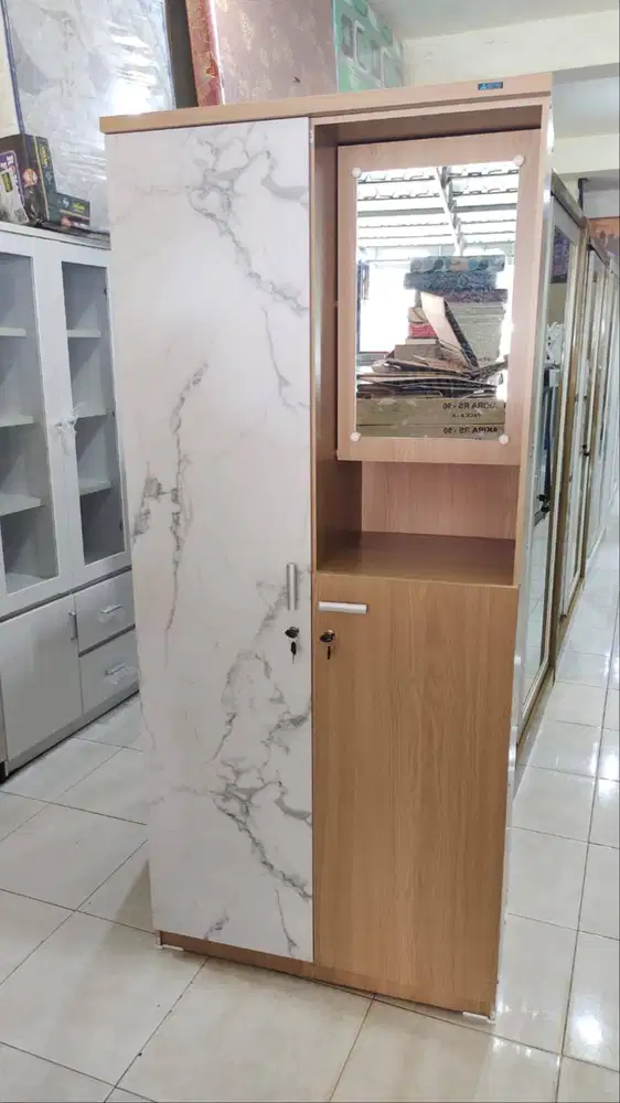 Lemari Baju Pakaian 2 Pintu Minimalis