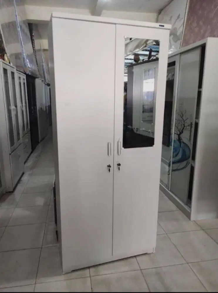 Lemari Baju Pakaian 2 Pintu Minimalis