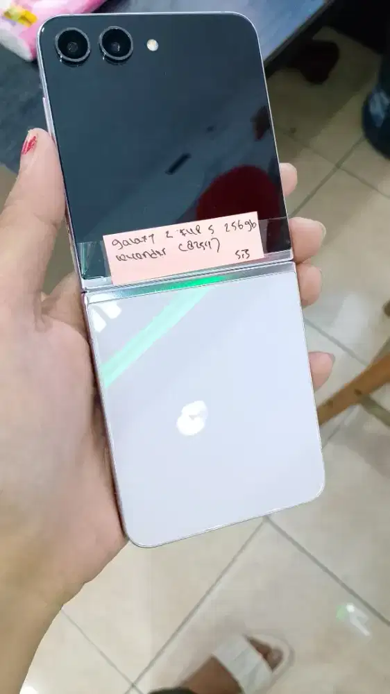 Second samsung Galaxy Z flip  5 256gb purple resmi