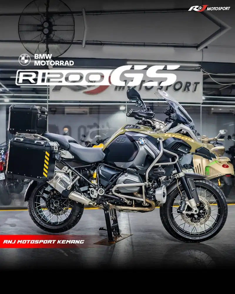 MW GS 1200 K51 K50  Adventure Nik 2014 Warna Hijau army Knalpot Origin