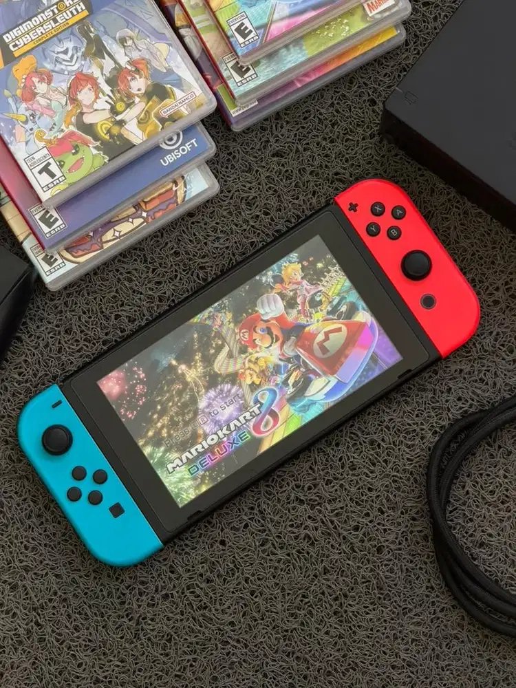 Nitendo Switch V2 Gen 2 Neon Global Original