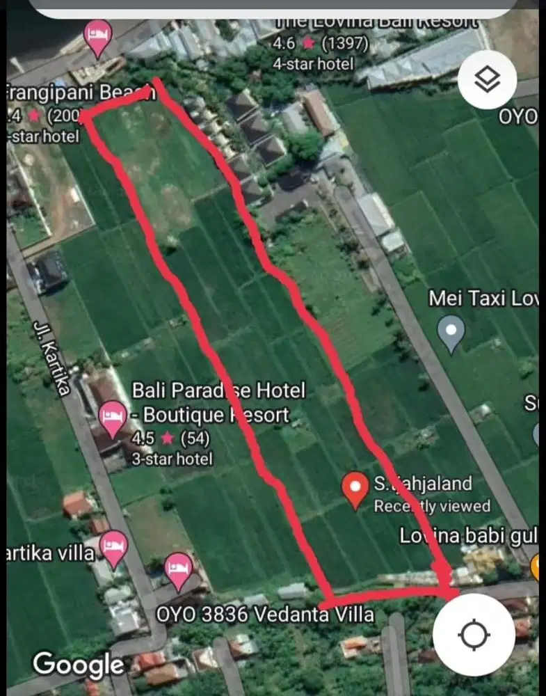 DIJUAL TANAH DI BALI DEKAT PANTAI