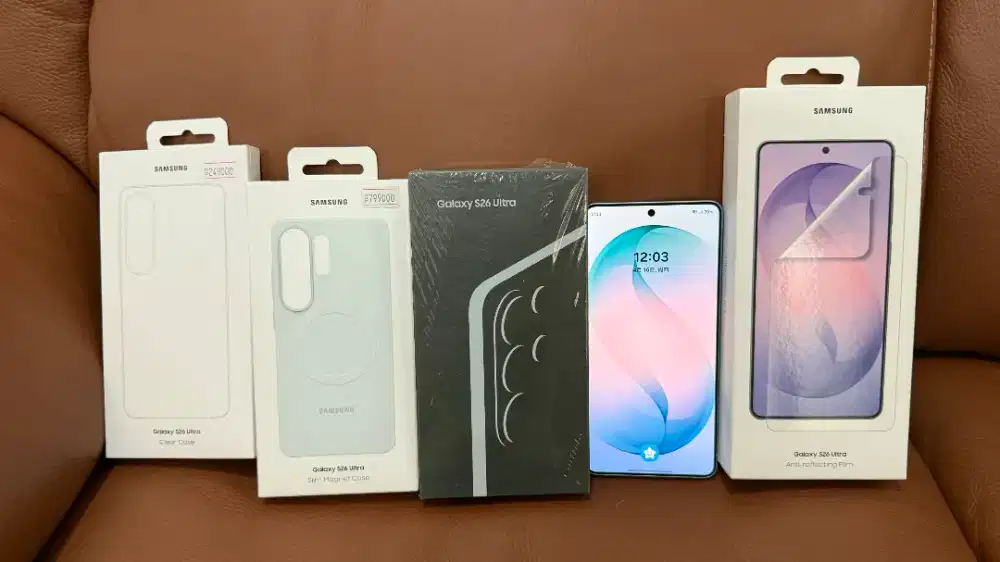 Samsung S26 Ultra 512GB 99.99%Like New Gress Beli Maret 2026 Nota Ada