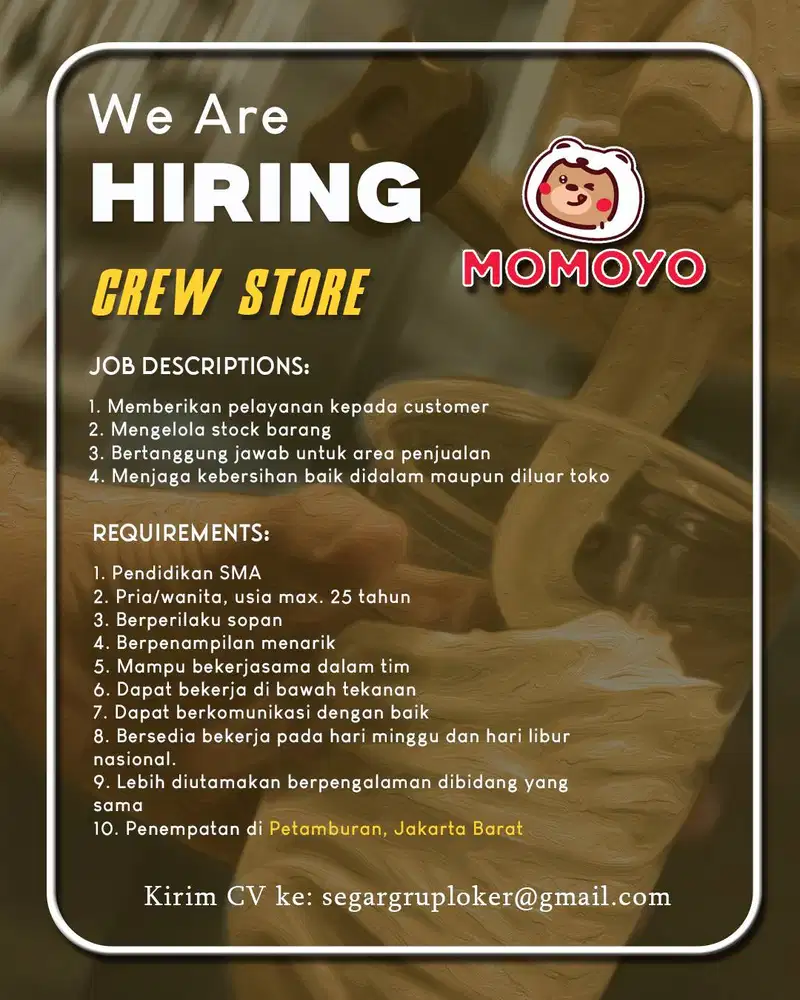 Crew Store Momoyo Jelambar - Petamburan Jak-Bar