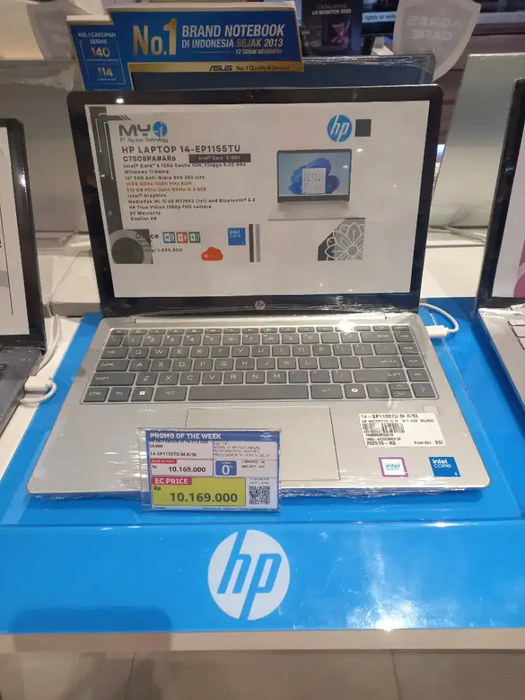 HP NOTEBOOK I5 16/512 SSD SILVER