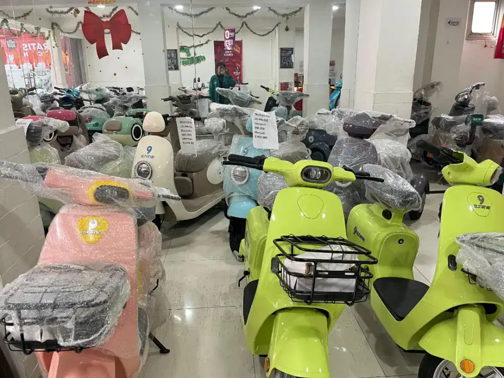 Kredit Sepeda dan Motor Listrik Enine Tanpa DP Cukup KTP Free Ongkir