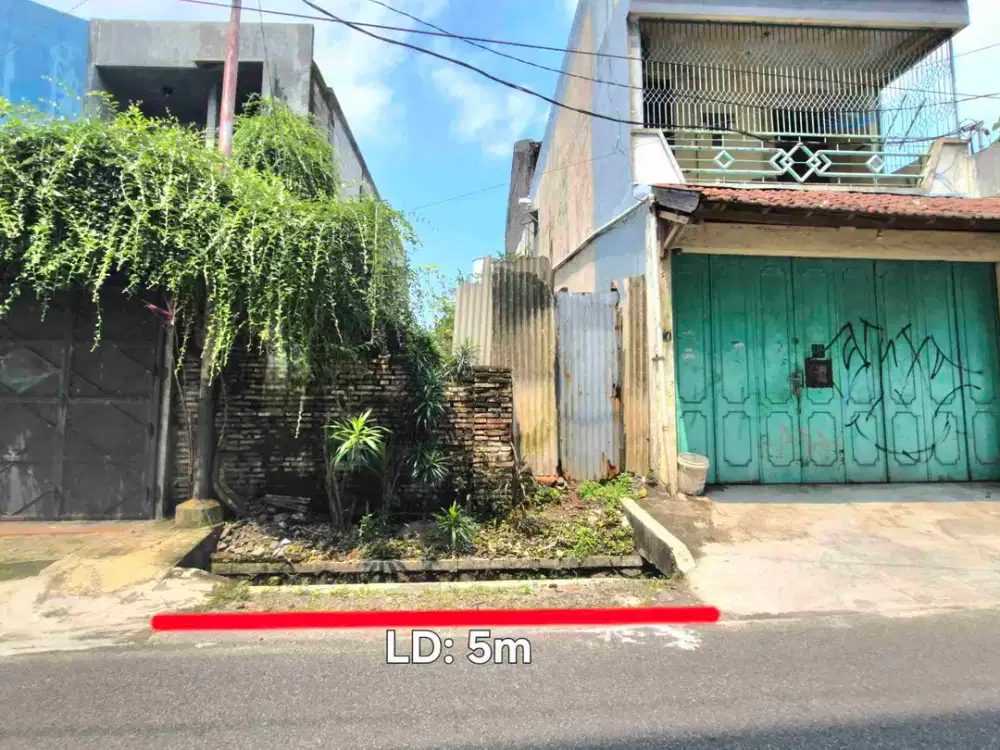 Tanah Pekarangan Tengah Kota Solo dekat SMAN 7