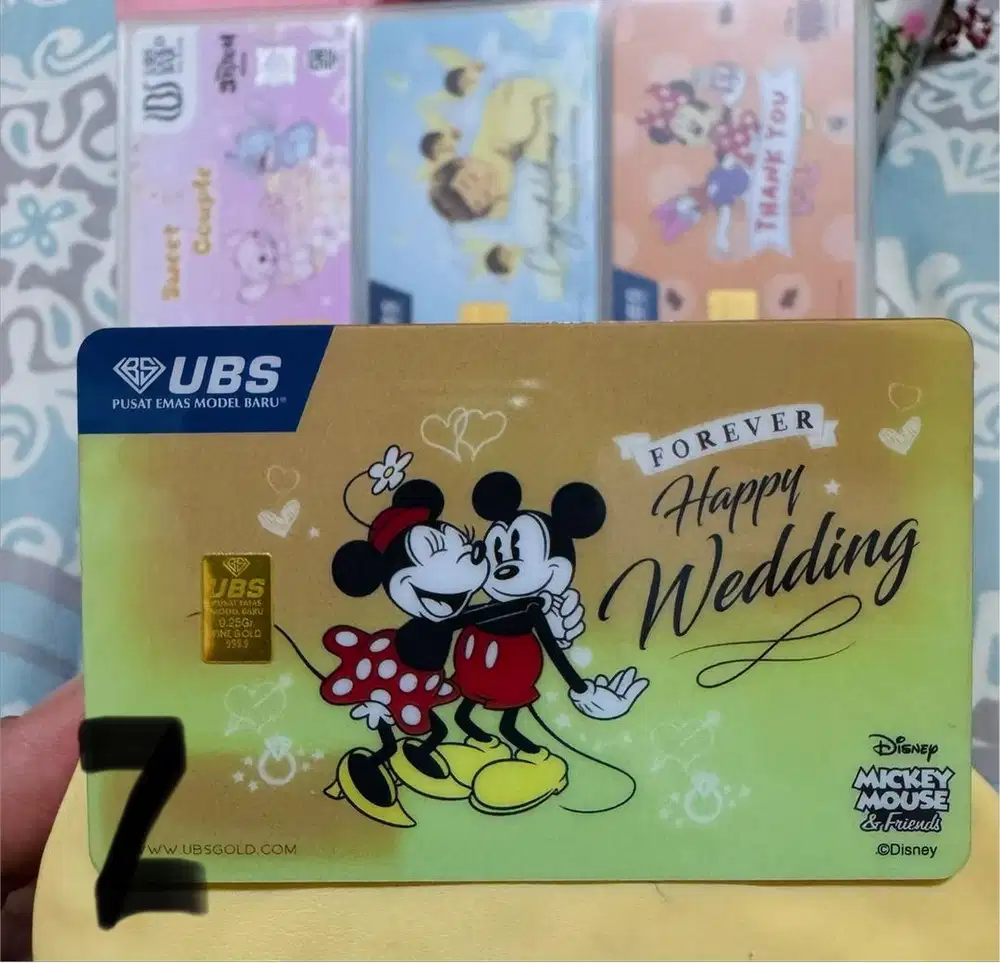 Logam Mulia UBS gift series Wedding 0.25gr
