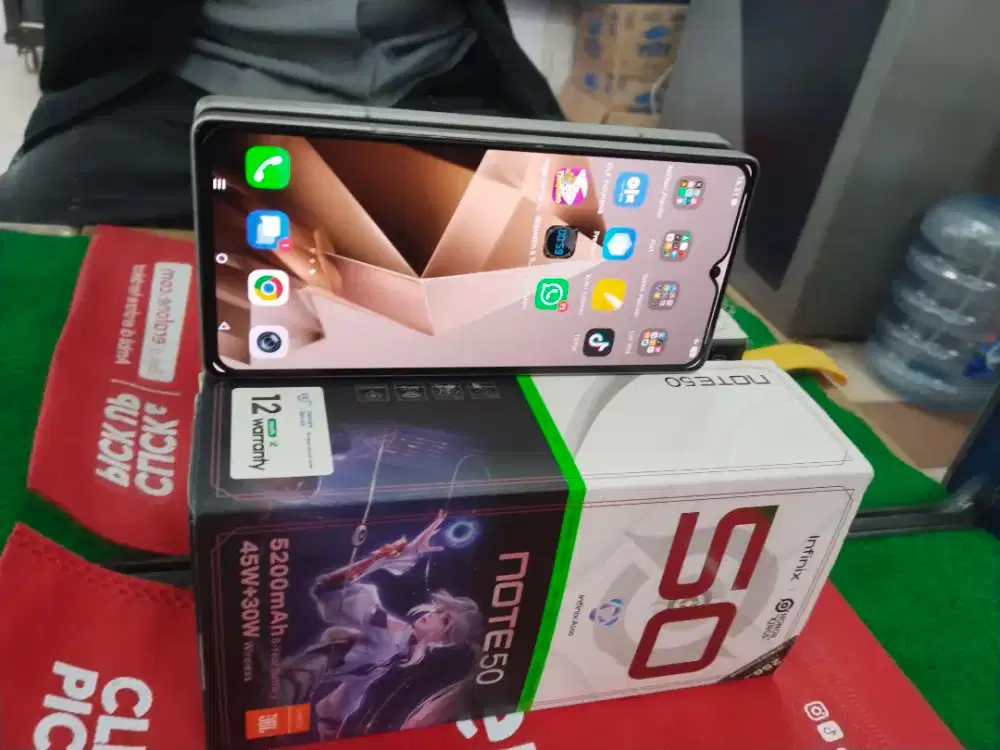 Infinix Note50 Ram 8 /256 Gb mulus no minus lengkap