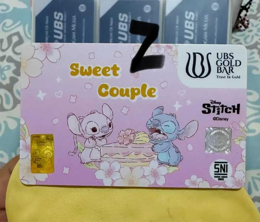 Logam Mulia UBS gift series Stitch 1gr