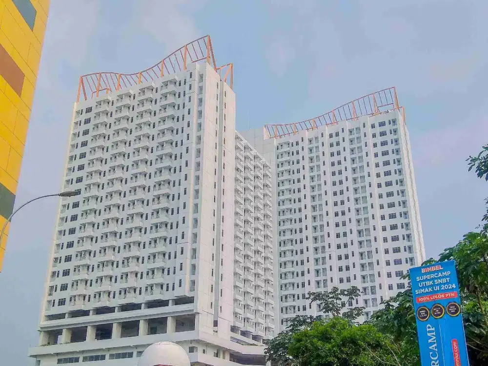 Sewa apartemen tipe studio full furnished sebrang Margo City harga per 6 bulan