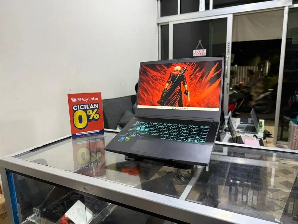 LAPTOP GAMING CORE I5gen12 RTX3050 SSD 512 GB GARANSI
