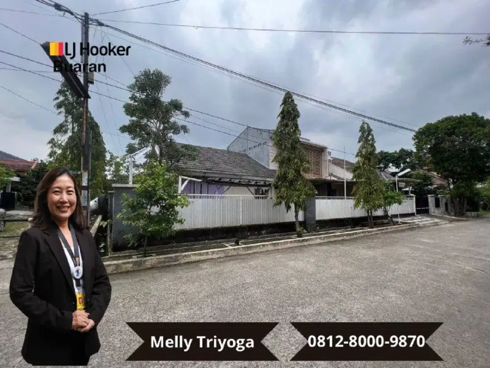 Rumah Hoek Komplek Jatiwaringin Pondok Gede Bekasi