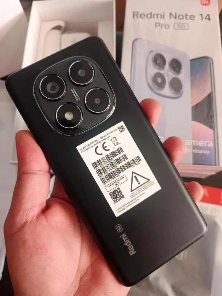 Redmi Note 14 Pro 5G 8/256 Fullset Mulus Layar Curved Nominus Bisa TT