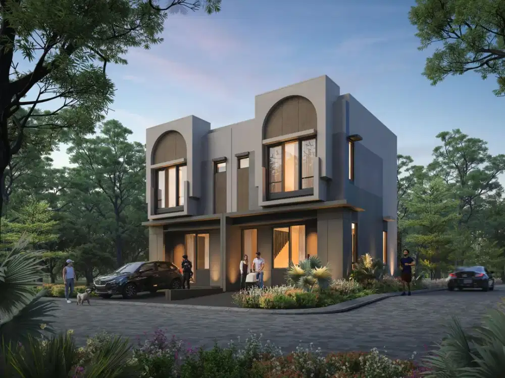 Dijual Rumah Modern Minimalis Tipe 5,5X12 di Cluster Vyorelle Viyera BSD - Lingkungan Bersih & Nyaman