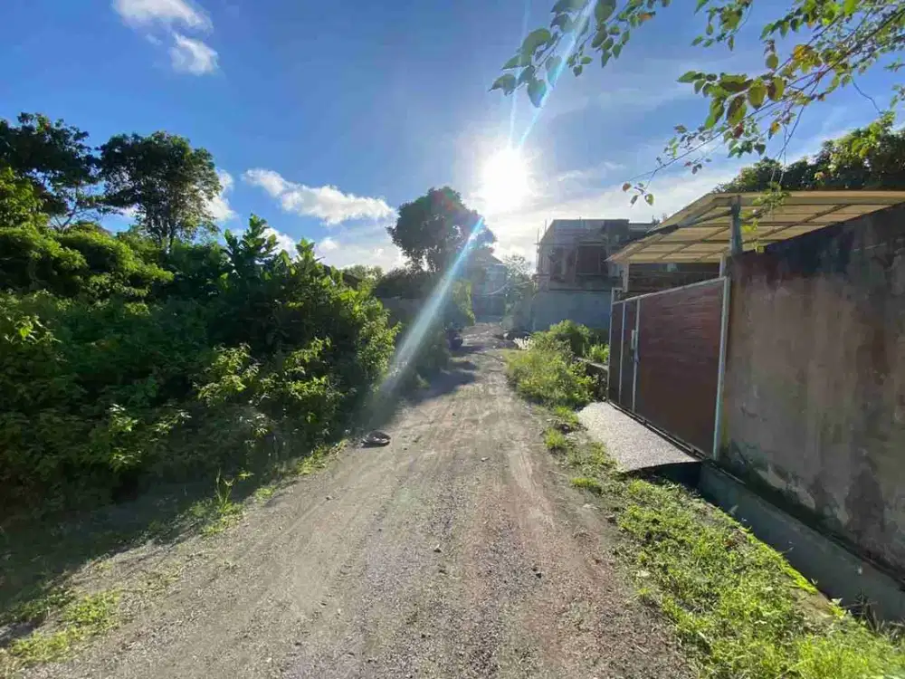 Tanah Strategis di Goa Gong Ungasan area Villa