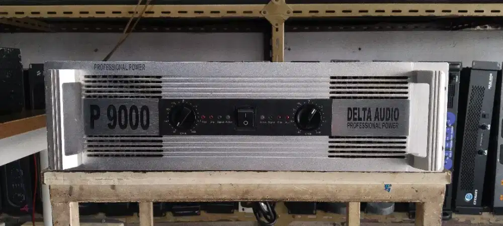 Power Sub 2 Canel Delta Audio P9000 Kondisi Normal