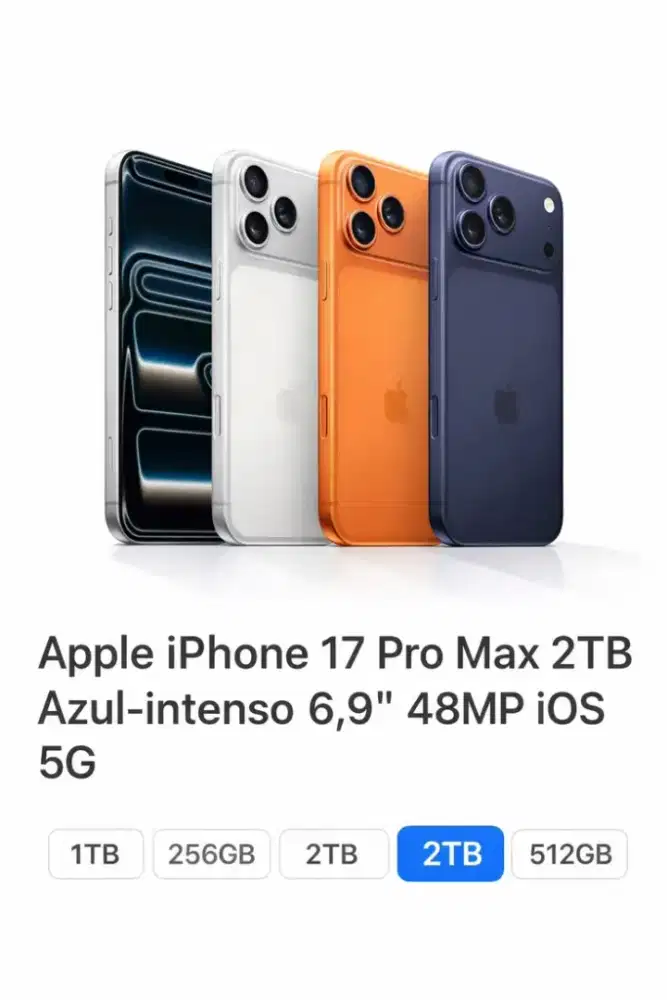 IPHONE 17 PROMAX SERIES . KREDIT BISA CICILAN RINGAN MULAI 2.4JUTAAN