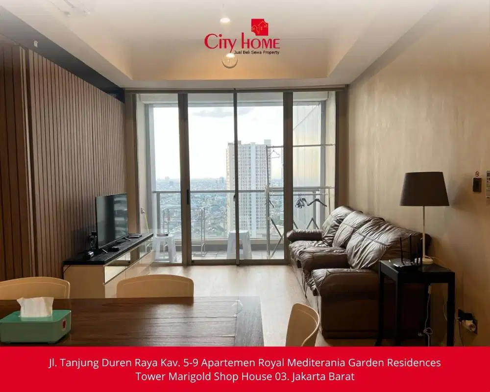 Sewa Apartemen Tipe 3+1 BR Furnished di Taman Anggrek Residences