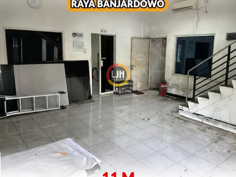 Gudang Strategis Jl Raya Banjardowo, Cocok Distribusi & Industri
