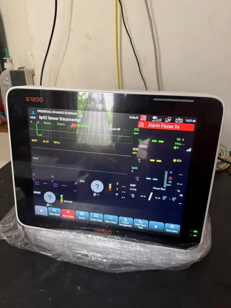 Dijual patient monitor pasien s1200 onemed