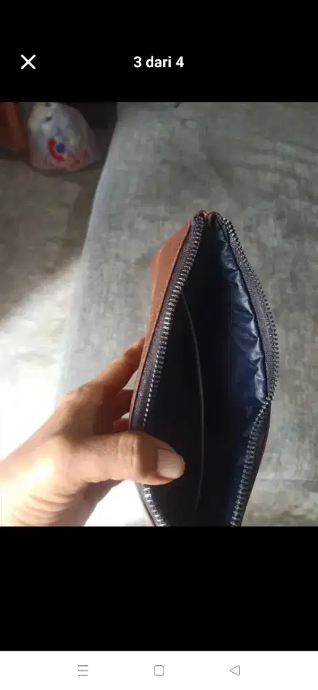 Dompet kulit coklat