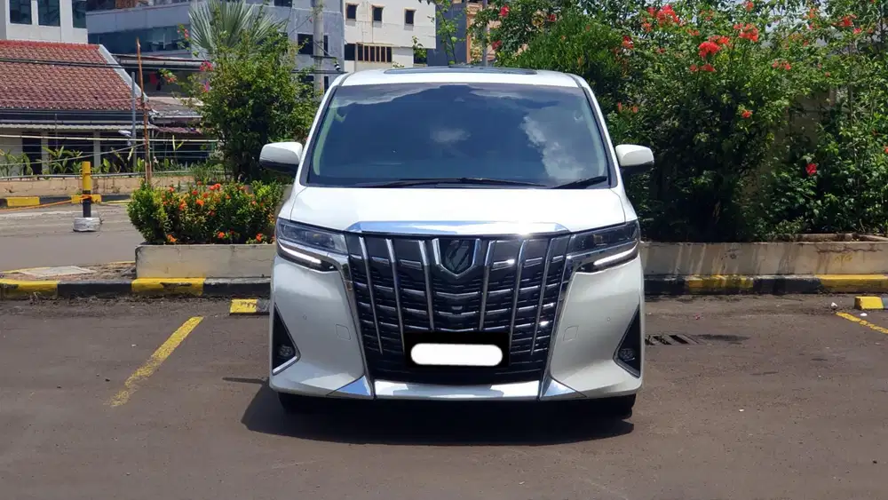 Toyota alphard g tss 2023 putih sunroof pilotseat