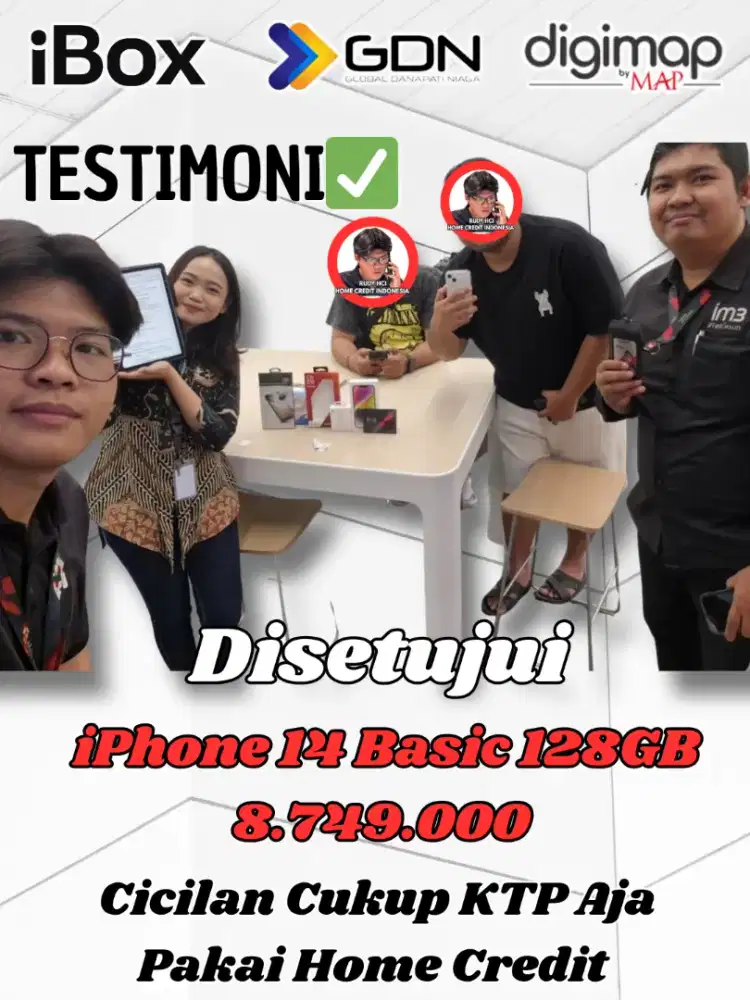 Cicilan iPhone 14 Cukup KTP | Home Credit