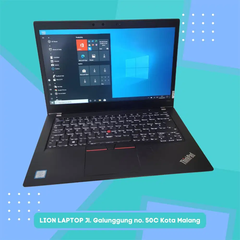 RAM 8GB Core i5 gen 8 Lenovo Thinkpad T480s SLIM [16|04]