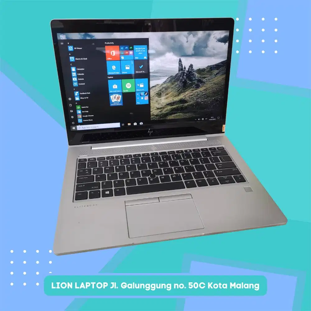 Core i7 gen 8 RAM 8GB Touchscreen Slim HP Elitebook 830 G6 [16|04]