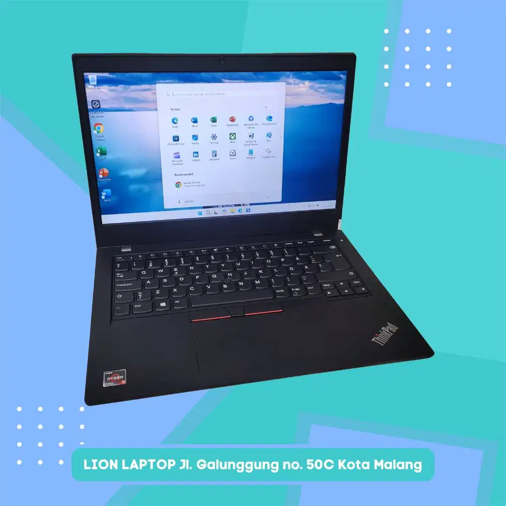 Gaming/Editing AMD Ryzen 5 PRO 8/256 MULUS Lenovo Thinkpad L14 [16|04]