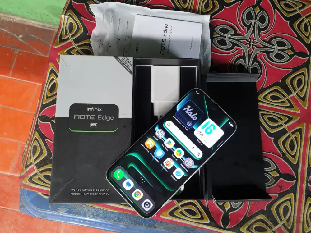 Infinix Note edge 5G, Fullset ram 8/256