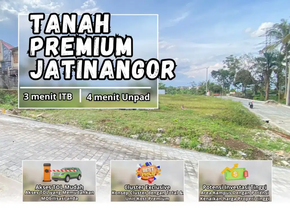 Tanah Dijual Jatinangor Dekat Kampus UNPAD Dan ITB