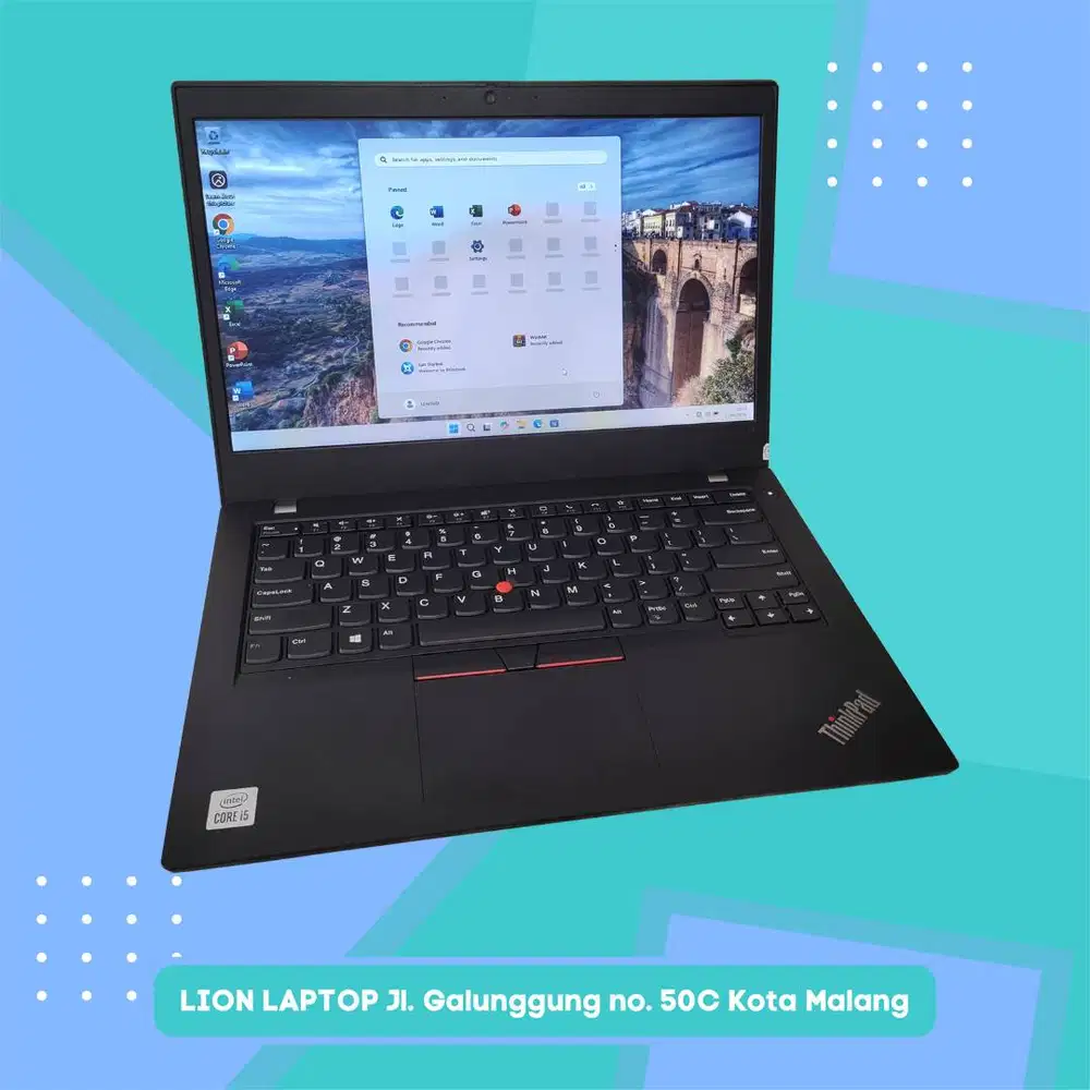 i5 Gen 10 Murah RAM 8GB SSD 256GB Lenovo Thinkpad L14 [16|04]