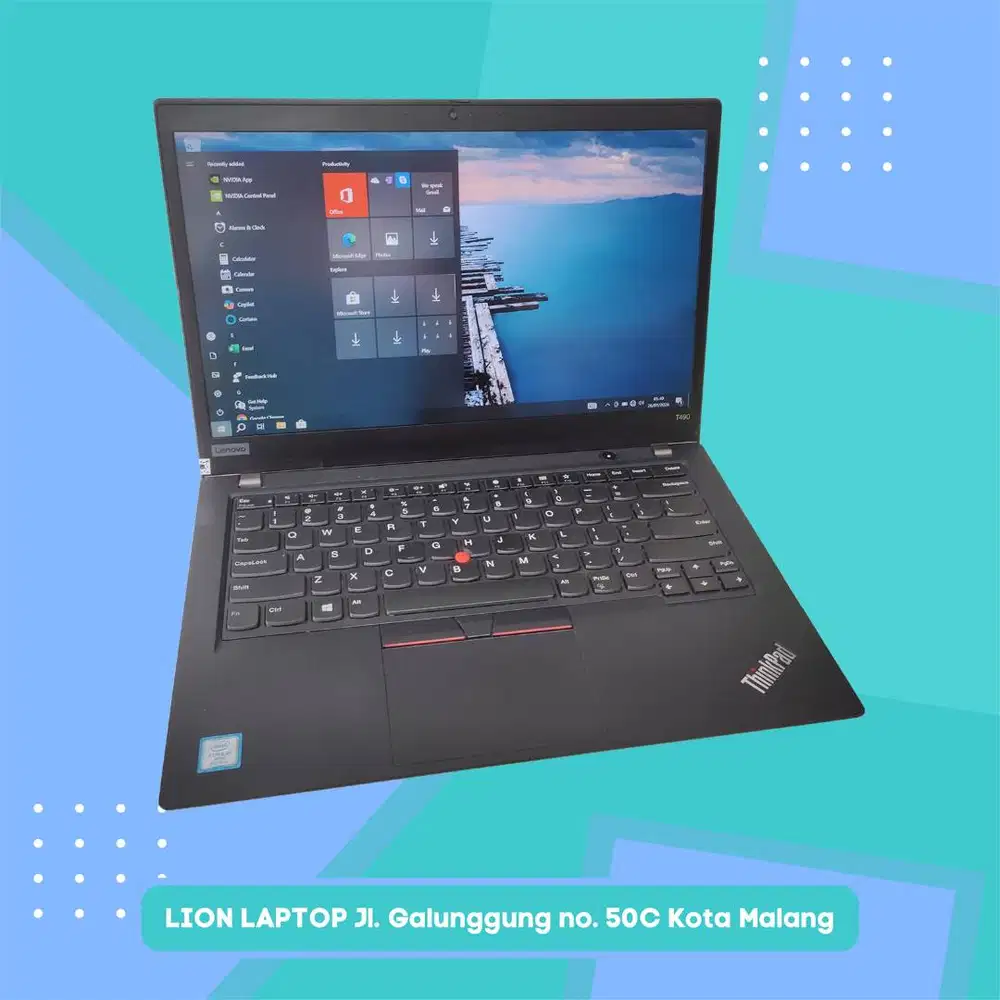 Double VGA NVIDIA Core i5 8/256 Slim Lenovo Thinkpad T490 [16|04]