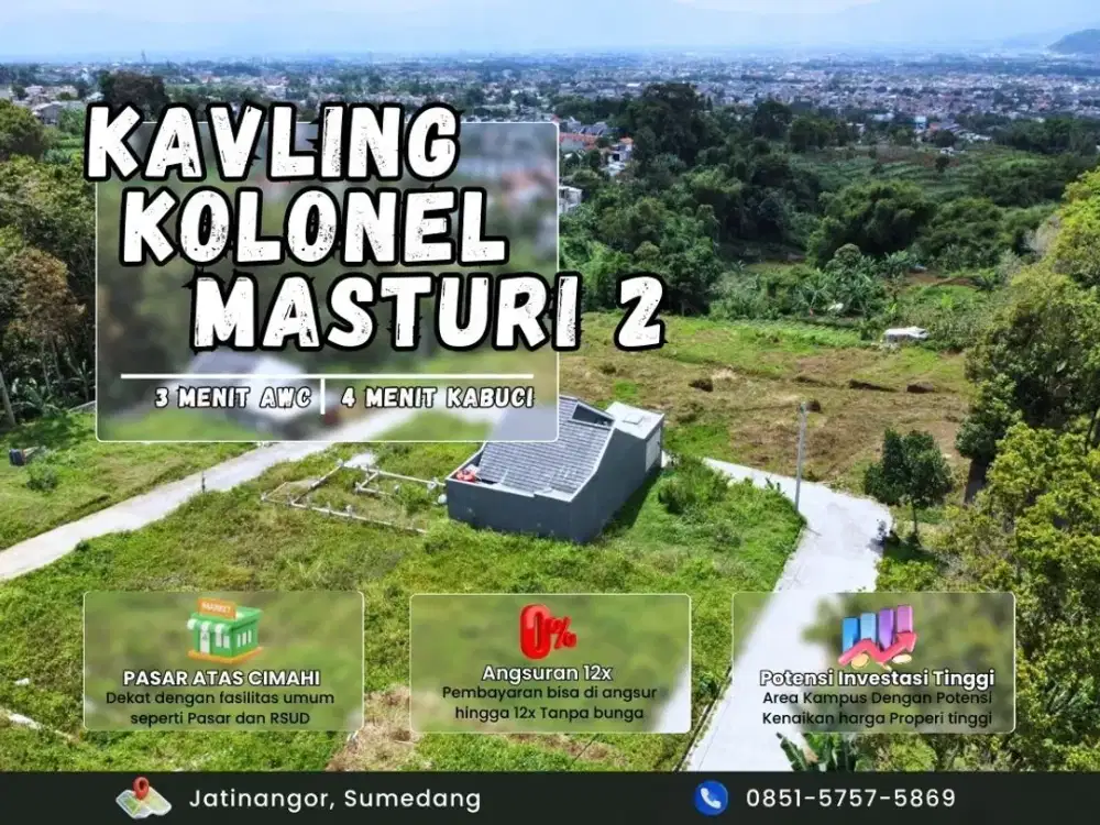 Kavling Standar Perumahan Di Area Wisata Cimahi